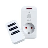 Priza cu telecomanda Well ELAD-SH11/RC-WL, 16 A