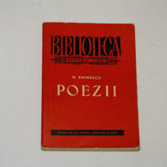 Poezii - M. Eminescu - ESPLA - 309 pag.