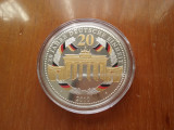 2010-Germania-20 ani....-Ag.+Au+em.-14,6g-36mm-, Europa