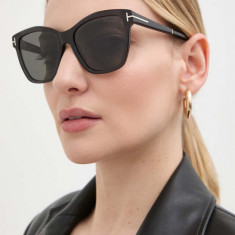 Tom Ford ochelari de soare femei, culoarea negru, FT1087_5405D