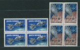 Romania 1969 Apollo 9 si 10 - blocuri de 4 neuzate MNH lp702