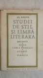 Al. Bojin - Studii de stil si limba literara, 1968, Didactica si Pedagogica