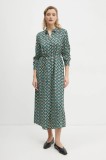 Marc O&#039;Polo rochie culoarea verde, midi, dreaptă, 500120821033
