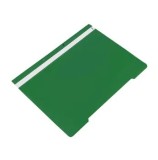 Cumpara ieftin Dosar verde cu sina si 2 perforatii A4 plastic 25 buc/um