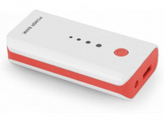 Acumulator extern Esperanza EMP104WR Power Bank Electron 5200 mAh white / red foto