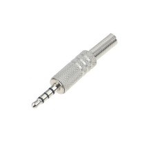 Mufă Audio Tată metalică 3.5mm &ndash; conector robust pentru cabluri și proiecte audio