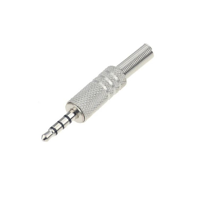 Mufă Audio Tată metalică 3.5mm &ndash; conector robust pentru cabluri și proiecte audio