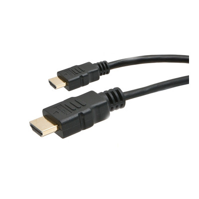 Cablu mini HDMI Carguard, 30 AWG, 2 m, Negru foto