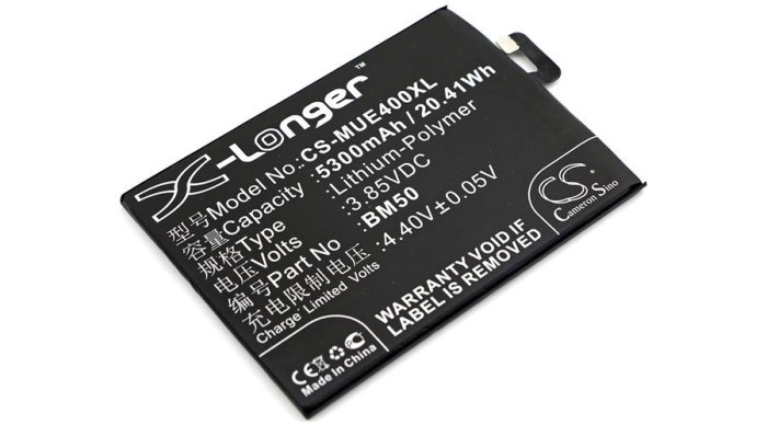 Cameron Sino 5300mAh Xiaomi Max 2,MDE40,MDT40 Baterie
