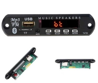 Modul cu telecomanda pentru MP3, card, USB radio si Bluetooth (kit preamplificare) foto