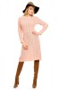 C558-5112 Rochie midi tricotata cu maneca lunga, M