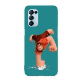 Husa compatibila cu Oppo A54 5G, Viceversa, model Ralph from Ralph break the internet, Silicon, TPU, Transparent, Carcasa