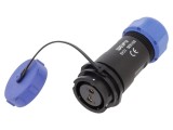 Conector circular mamă IP67, 30A, 500V, 2 pini, WEIPU