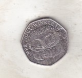 bnk mnd Anglia Marea Britanie 50 pence 2016 Mrs Tiggy-Winkle