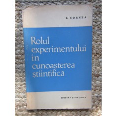 ROLUL EXPERIMENTULUI IN CUNOASTEREA STIINTIFICA-I. CORNEA