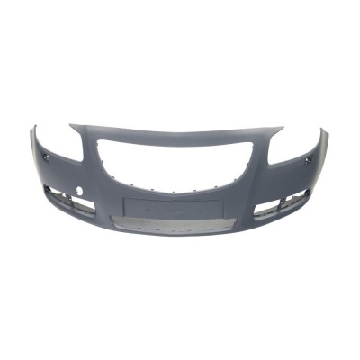 Bara fata Opel Insignia, 09.2008-12.2013, grunduit, cu gauri pentru spalatoare faruri, 01400474, fara capac carlig remorcare foto