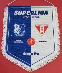 Fanion (protocol) meci fotbal FARUL CONSTANTA - UTA ARAD (26.10.2023)