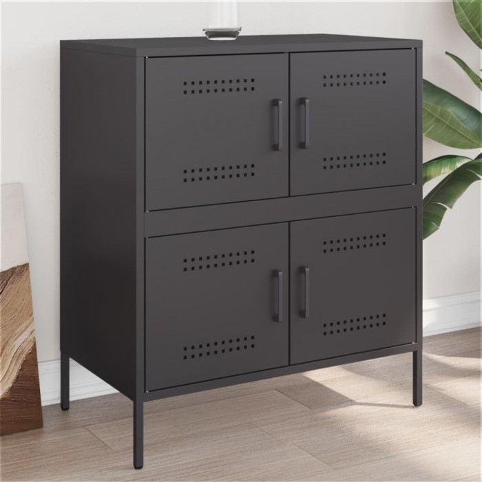 vidaXL Dulap, negru, 68x39x79 cm, oțel 842952