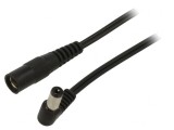 Cablu Alimentare DC 5,5/2,1 la 5,5/2,5 &icirc;n Unghi 2x0,5mm2