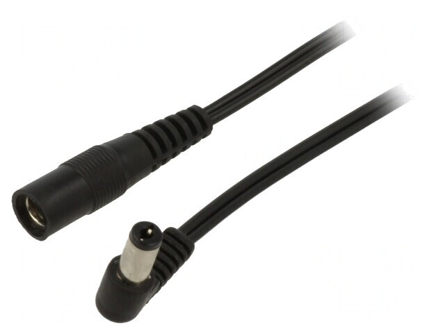 Cablu Alimentare DC 5,5/2,1 la 5,5/2,5 &icirc;n Unghi 2x0,5mm2