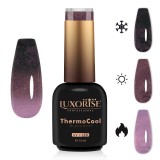 Cumpara ieftin Oja Semipermanenta Termica 3 Culori LUXORISE ThermoCool - Purple Symphony 10ml