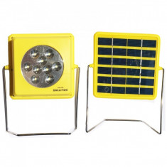 Proiector 9LED SMD2835 1.5W Incarcare Panou Solar si USB GD5027 foto