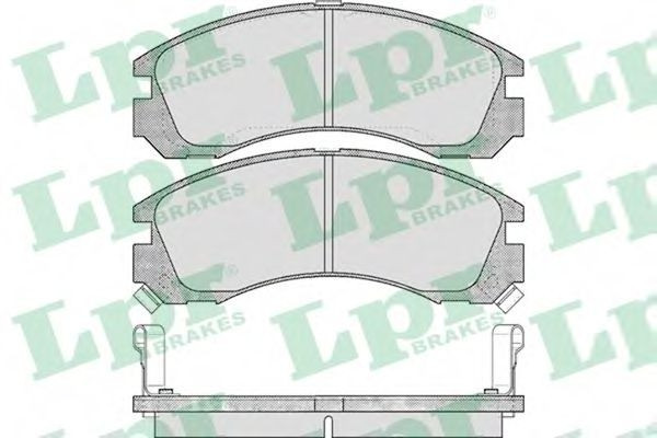 Set placute frana,frana disc MITSUBISHI PAJERO II (V3_W, V2_W, V4_W) (1990 - 1999) LPR 05P578