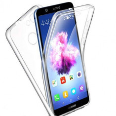 Husa 360 (fata+spate) silicon transparent pentru Huawei P Smart 2018 foto