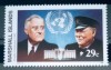 Marshall Island 1992 personalitati Roosevelt și Churchill 1v nestampilata, Nestampilat