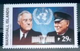 Marshall Island 1992 personalitati Roosevelt și Churchill 2v nestampilata