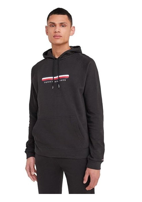 Hanorac pentru barbati Tommy Hilfiger, negru, XL - OUTLET