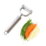 Set 3 ustensile pentru cur&Auml;&Egrave;at, decojit &Egrave;i feliat legume &amp; fructe, lame din o&Egrave;el inoxidabil, m&Atilde;&cent;nere ergonomice
