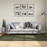 Cumpara ieftin Covor HUARTE, fir scurt moale și lavabil verde pădure 140x200cm
