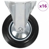 VidaXL Roți fixe, 16 buc., 160 mm
