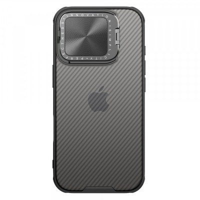 Husa pentru Apple iPhone 16 Pro Max, Nillkin, CamShield Prop, Neagra Transparenta foto