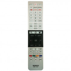 Telecomanda pentru LED/DVD/SAT TOSHIBA RM-L1328+,alba cu functiile telecomenzii originale