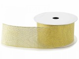 Cumpara ieftin Panglica aurie Craciun 25 m x 4 cm