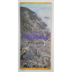MUNTII FAGARAS , HARTA TURISTICA de NAE POPESCU , ANII &#039;80