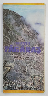 MUNTII FAGARAS , HARTA TURISTICA de NAE POPESCU , ANII &amp;#039;80 foto