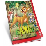 Carte de colorat si povesti , Bambi, tip A5, 16 pagini