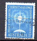 Australia 1963, Craciun, stampilat