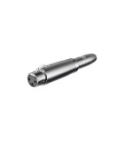 Adaptor XLR mama la Jack 6.35 mm mono mama Goobay