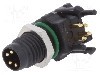 Conector M8, 4 pini, clasa etanseitate IP67, IP68, DEGSON ELECTRONICS - SR-M8A-04P-MM-SF7001-00B(H)