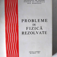 Probleme de Fizica Rezolvate, 1993, Societatea de stiinte fizice si chimice RO