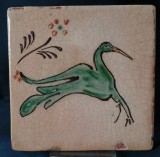Cahlă din ceramică smălțuită 2971 Curtea de Argeș