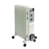 Radiator ulei Equation Oil Basic, 2000 W, 3 trepte, Alb