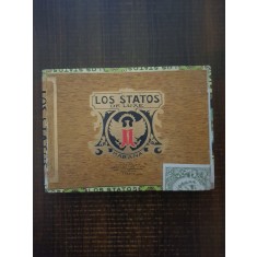 Cutie Trabucuri. Los Statos de Luxe Habana Cuba dimensiune 20 cm x 15 cm x 4 cm