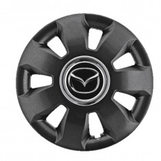 Set 4 Capace Roti pentru Mazda, model Ares Black, R16