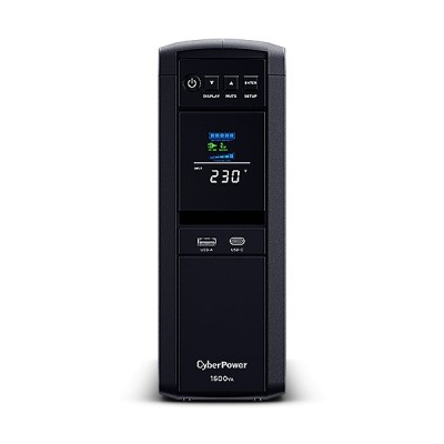 UPS CYBER POWER Line Int. cu Sinusoida Pura,tower,1600VA/ 1000W,AVR,6xShucko,LCD,2x12V/9Ah,Backup 3-10min,incarc.8h,USB,RS232,RJ45,GreenP,seria CP,&amp;quot;CP foto