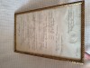 Brevet regal romanesc de promovare a unui distins domn din inalta societate . CAVALER ,semnatura Ministrului Afacerilor Straine Constantin Argetoianu